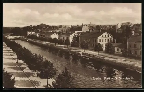 AK Gävle, Parti af S. Strandgatan