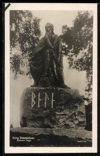 AK Balholm /Sogn, Kong Belestatuen