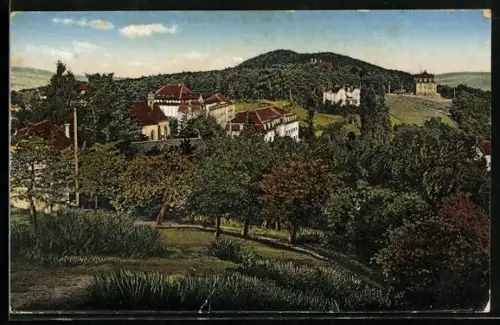 AK Trois-Épis /Haut Rhin, Vue générale du village et collines environnantes
