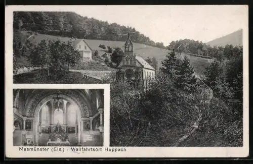 AK Masmünster /Els., Wallfahrtsort Huppach