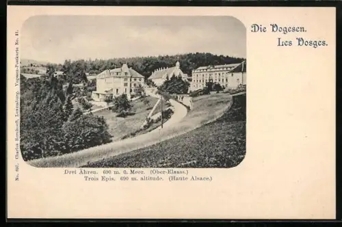 AK Trois Épis /Vosges, Vue sur le village