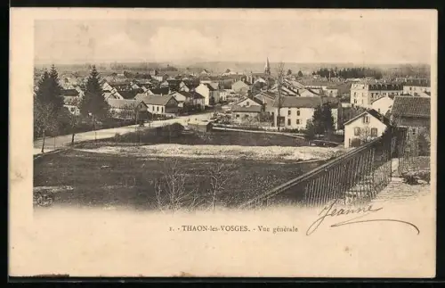 AK Thaon-les-Vosges, Vue générale