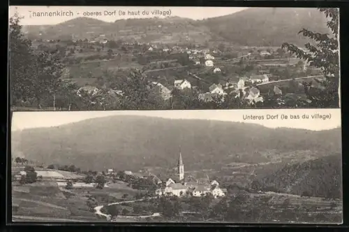 AK Thannenkirch, Oberes Dorf und Unteres Dorf