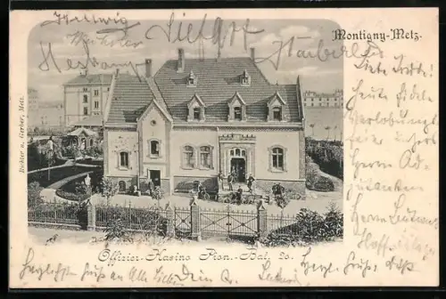 AK Montigny, Offizier-Kasino des Pionier-Bataillon 20