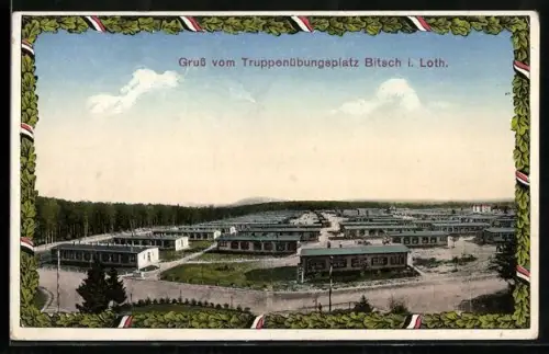 AK Bitsch, Truppenübungsplatz, Barackenlager