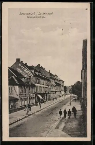 AK Saargemünd /Lothringen, Neubrückenstrasse