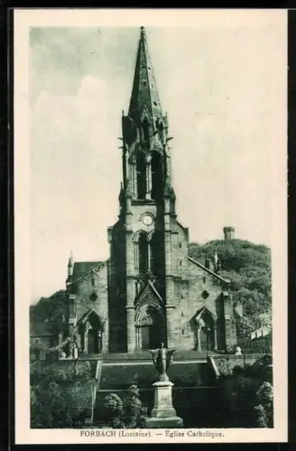 AK Forbach /Lorraine, Église Catholique