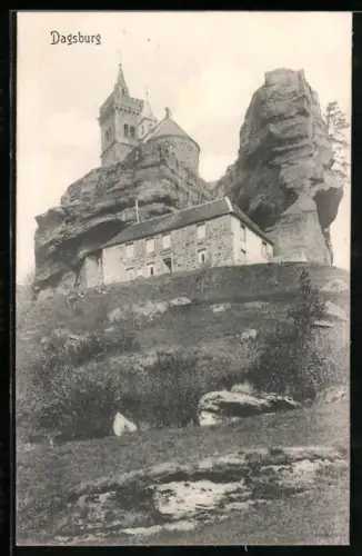 AK Dagsburg, Haus vor der Burg