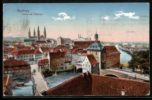 AK Bamberg, Partie am Rathaus