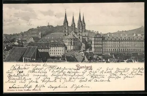 AK Bamberg, Dom, Neue Residenz