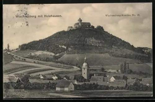 AK Wachsenburg, Wachsenburg mit Holzhausen