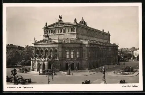 AK Frankfurt a. M., Opernhaus