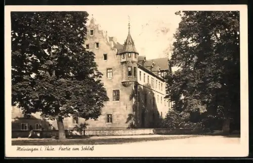 AK Meiningen i. Thür., Partie am Schloss