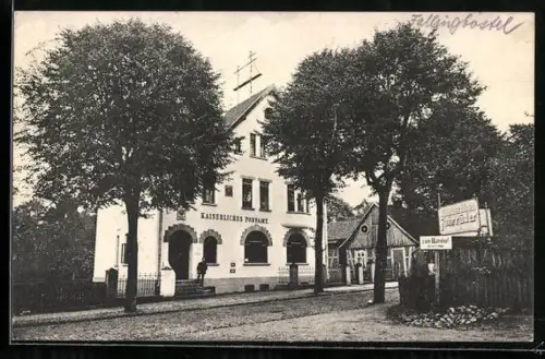 AK Fallingbostel, Partie am Kaiserlichen Postamt