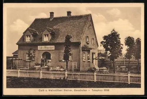 AK Gersthofen, Café und Weinstüberl Steiner