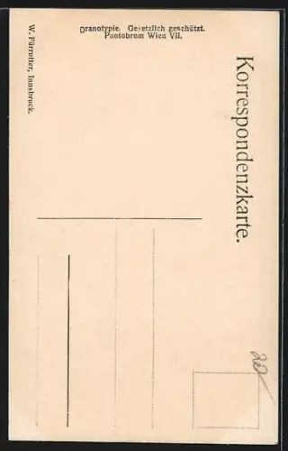 AK Innsbruck, Standbild König Theodorich