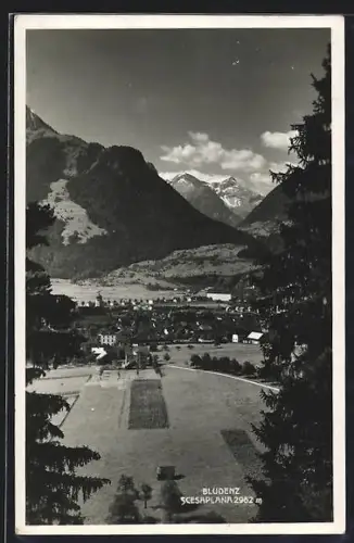 AK Bludenz, Blick auf den Ort