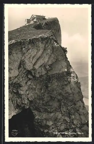 AK Schafberg, Spitze mit Schutzhaus zur Himmelspforte