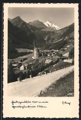 AK Heiligenblut, Kirche mit Grossglockner
