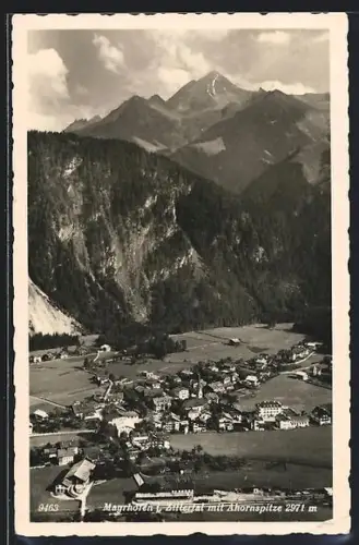 AK Mayrhofen i. Zillertal, Panorama mit Ahornspitze