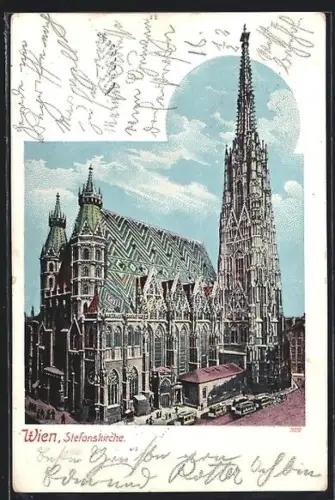 AK Wien, Blick zur Stefanskirche