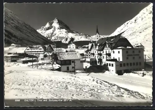 AK Galtür i. Tirol, Panorama mit Ballunspitze