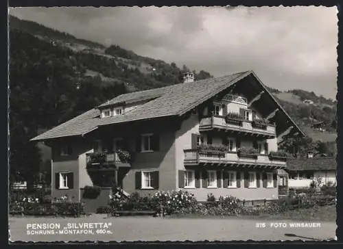 AK Schruns /Montafon, Bei der Pension Silvretta