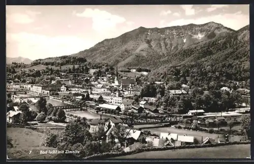 AK Bad Ischl, Panorama mit Zimnitz