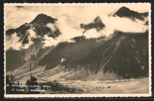 AK Nenzinger Himmel, Mit Fundel- u. Blanukopf