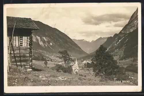 AK Brand, Talpanorama mit Dorf und Kirche