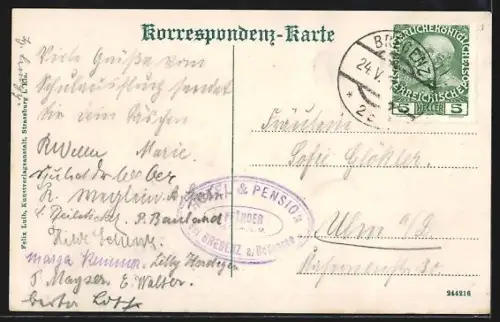 AK Bregenz, Pfänder-Hotel