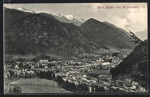 AK Bad Ischl, Panorama vom Wildenstein