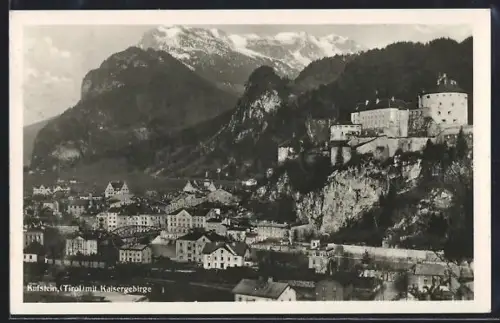AK Kufstein /Tirol, Festung vor dem Kaisergebirge