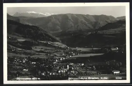 AK Gresten /N.-Ö., Panorama mit Dürrenstein