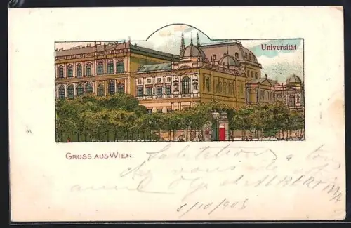 Lithographie Wien, Universität