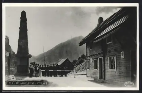 AK Loiblpass, Grenzübergang zwischen Österreich und Jugoslawien