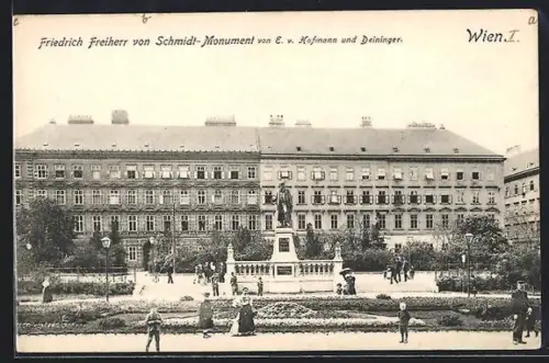 AK Wien, Friedrich Freiherr von Schmidt-Monument