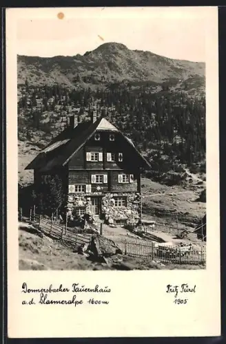 AK Irdning-Donnersbachtal, Donnersbacher Tauernhaus auf der Planeralpe