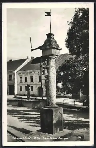 AK Heidenreichstein /Niederösterreich, Historischer Pranger