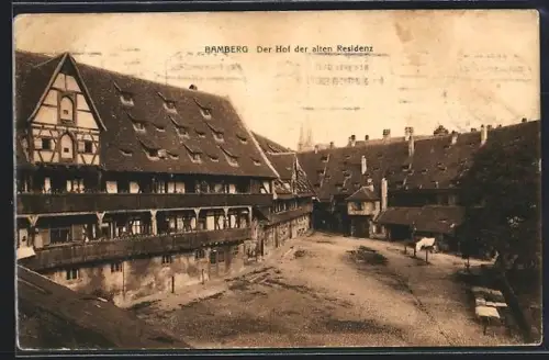 AK Bamberg, Der Hof der alten Residenz