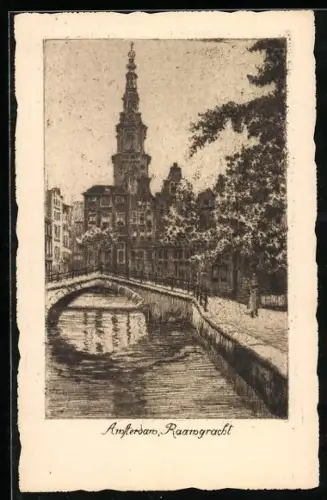 Künstler-AK Amsterdam, Raamgracht