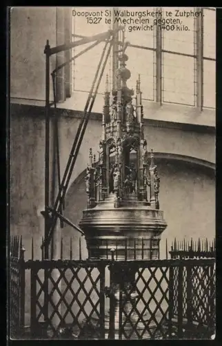AK Zutphen, Doopvont St Walburgskerk