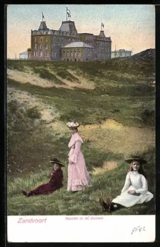 AK Zandvoort, Gezicht in de Duinen