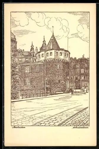 Künstler-AK Amsterdam, Schreierstoren