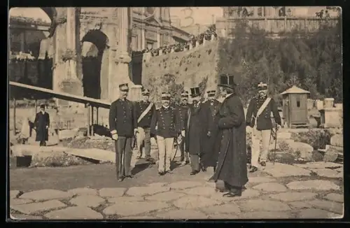 AK Roma, Visita di S.M. il Re di Grecia a Roma