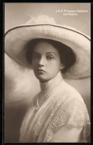 AK Portrait von Prinzessin Helmtrud von Bayern