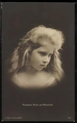 AK Prinzessin Marie von Rumänien