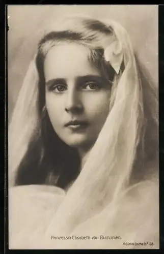 AK Portrait von Prinzessin Elisabeth von Rumänien