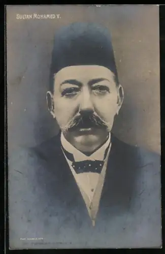 AK Sultan Mohamed V der Türkei im Porträt
