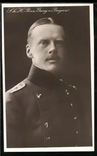 AK Prinz Georg von Bayern in Uniform